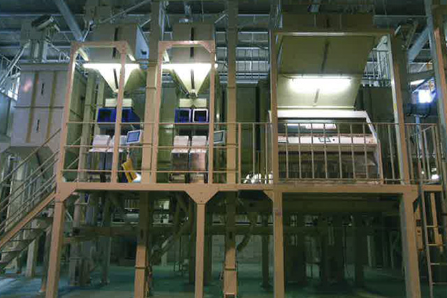 全自動色彩選別ライン